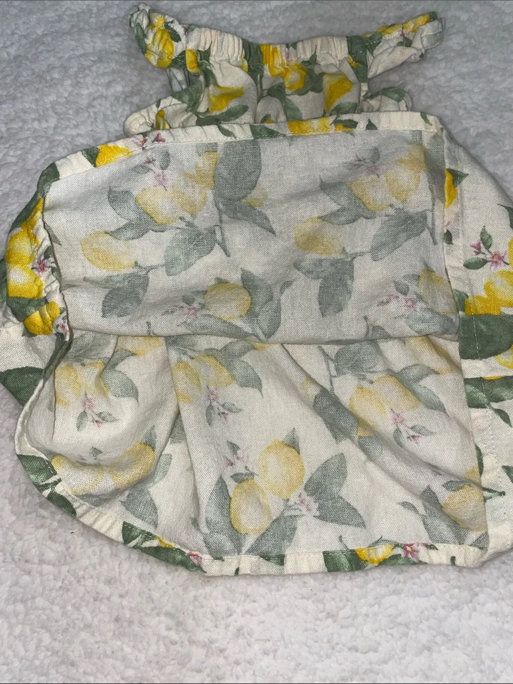 Old Navy Linen Blend Lemon Dress